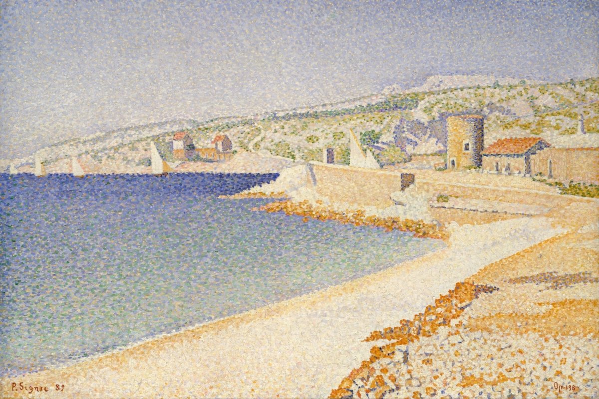 The Jetty at Cassis, Opus 198 | Paul Signac | Ave Legato Art Prints