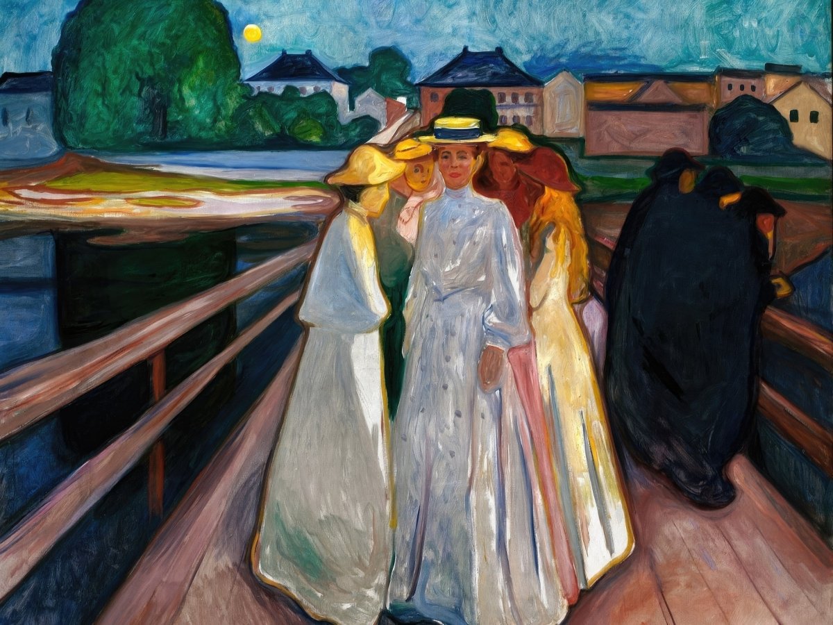 The Ladies on the Bridge | Edvard Munch | Ave Legato Art Prints