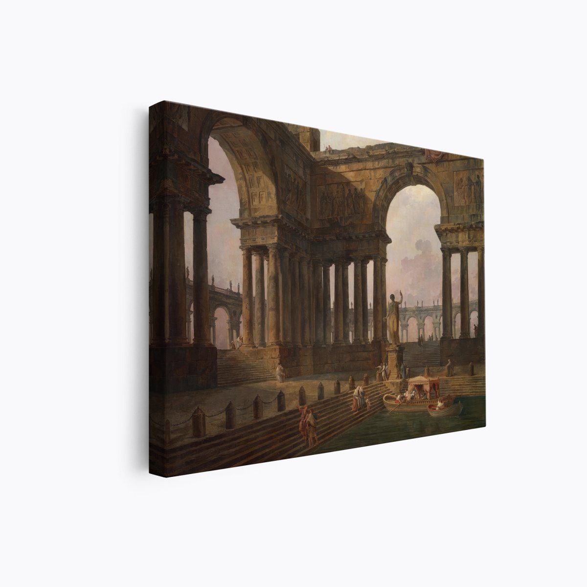 The Landing Place | Hubert Robert | Ave Legato Art Prints