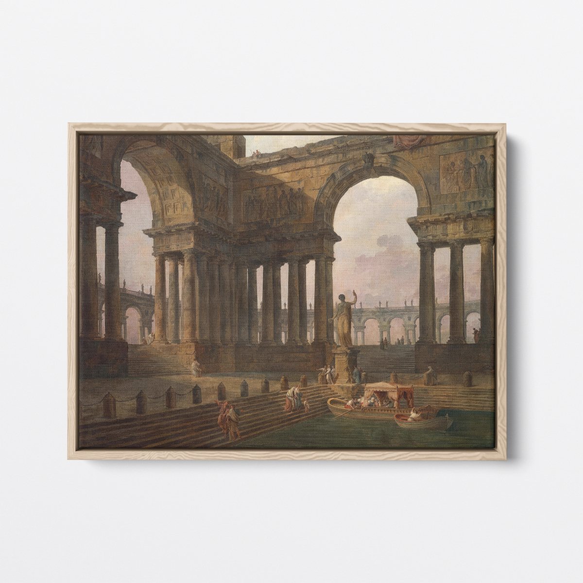 The Landing Place | Hubert Robert | Ave Legato Art Prints