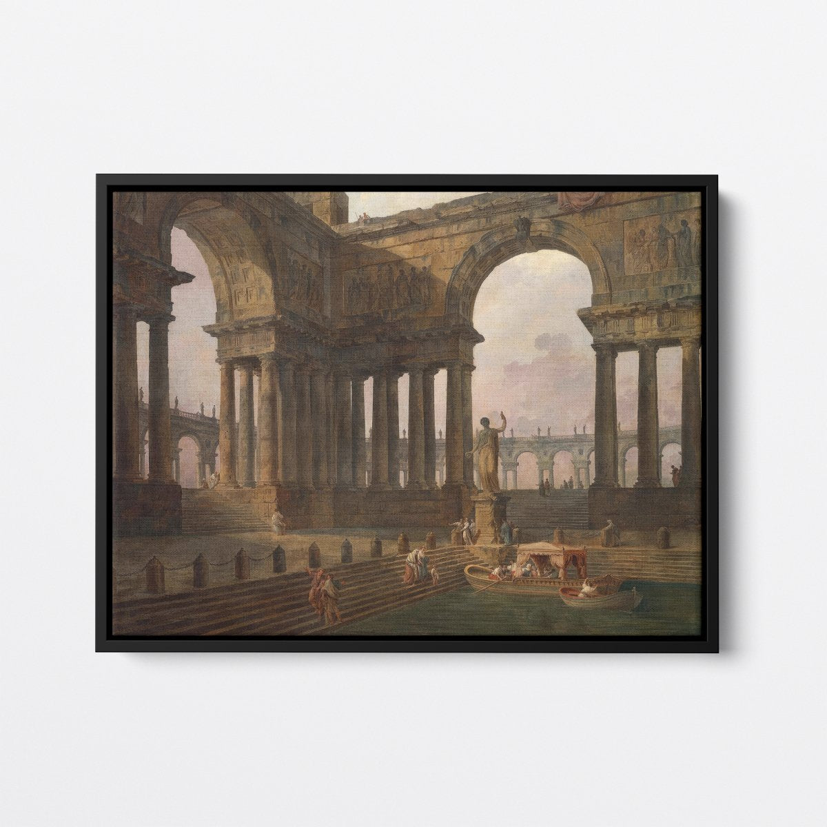 The Landing Place | Hubert Robert | Ave Legato Art Prints