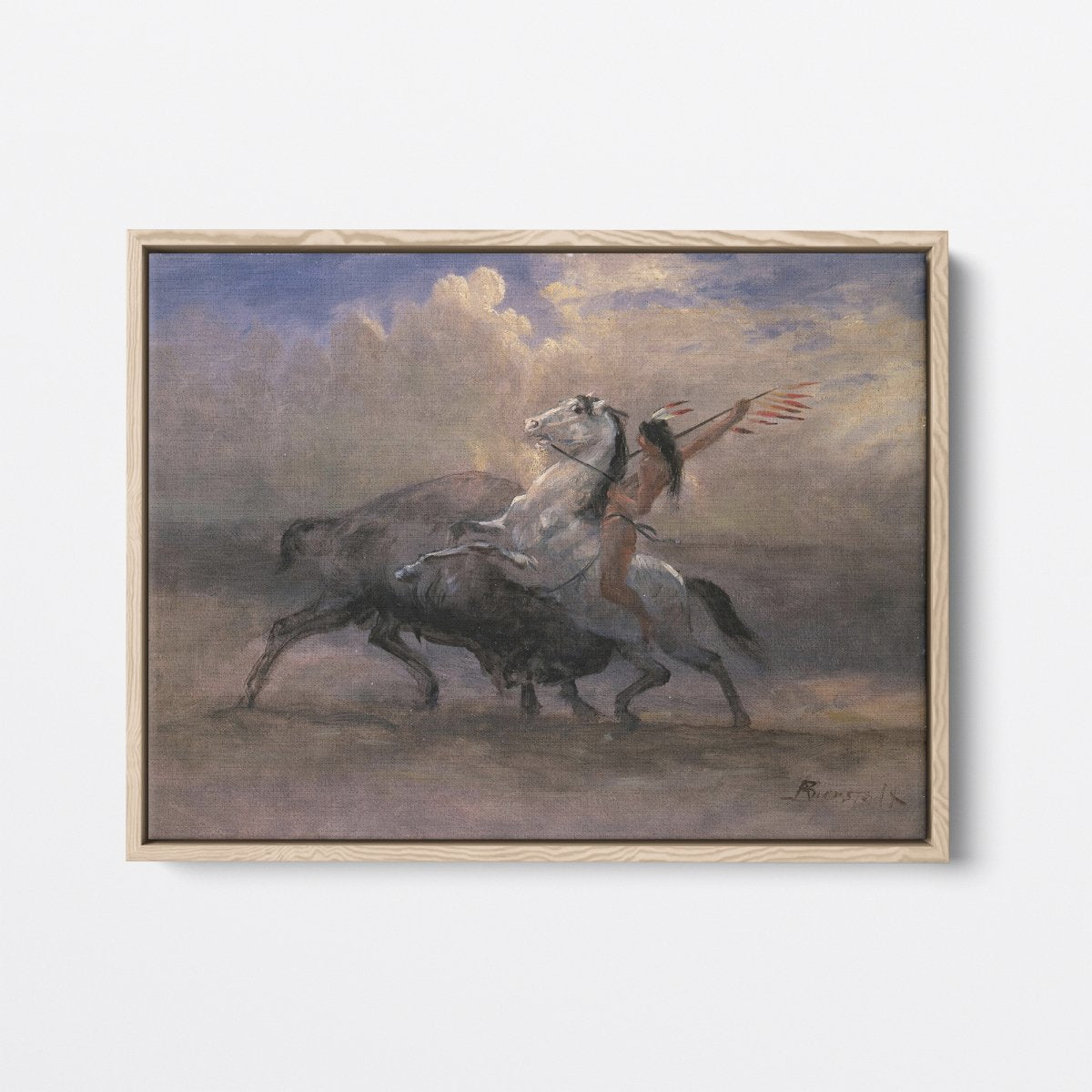 The Last of the Buffalo | Albert Bierstadt | Ave Legato Art Prints