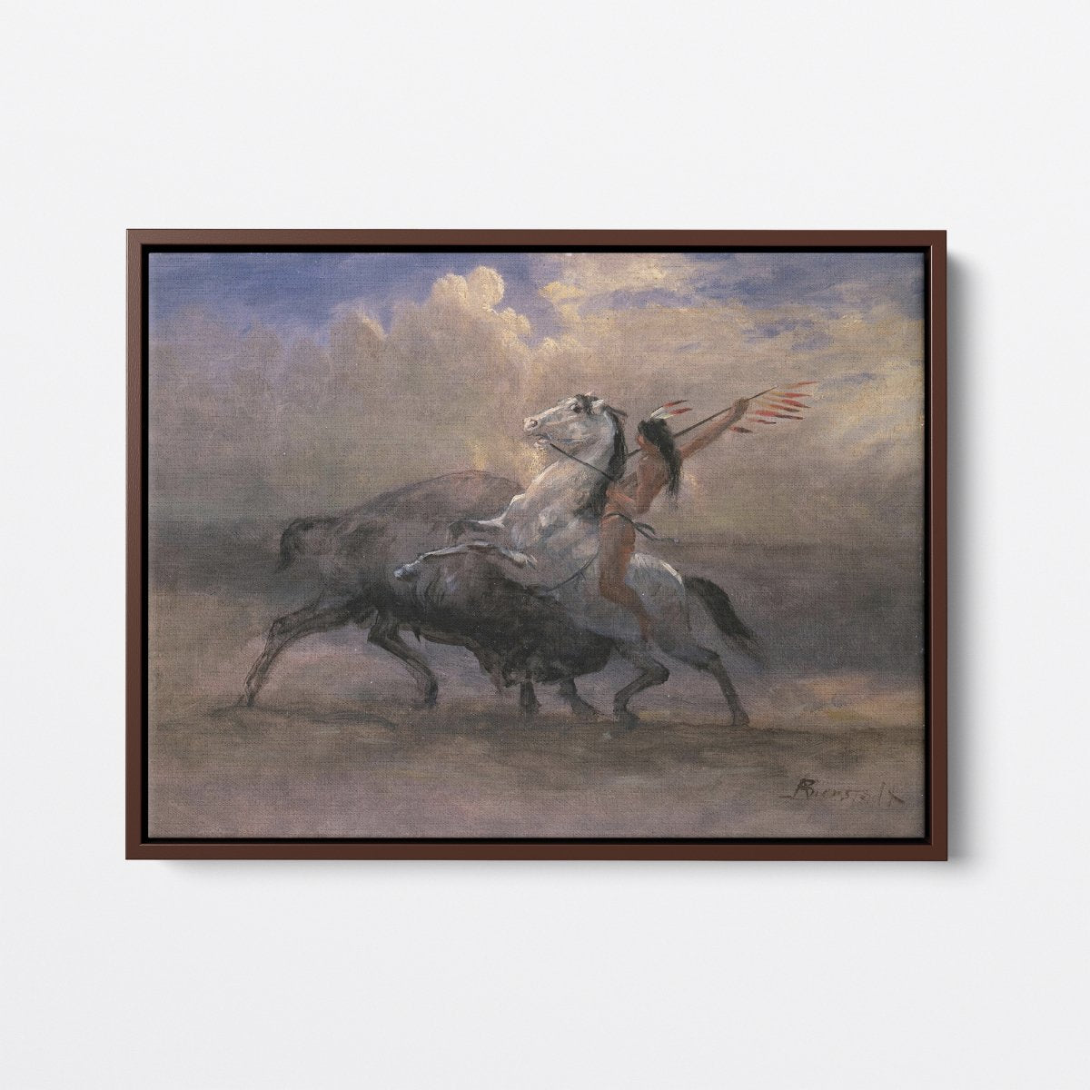 The Last of the Buffalo | Albert Bierstadt | Ave Legato Art Prints