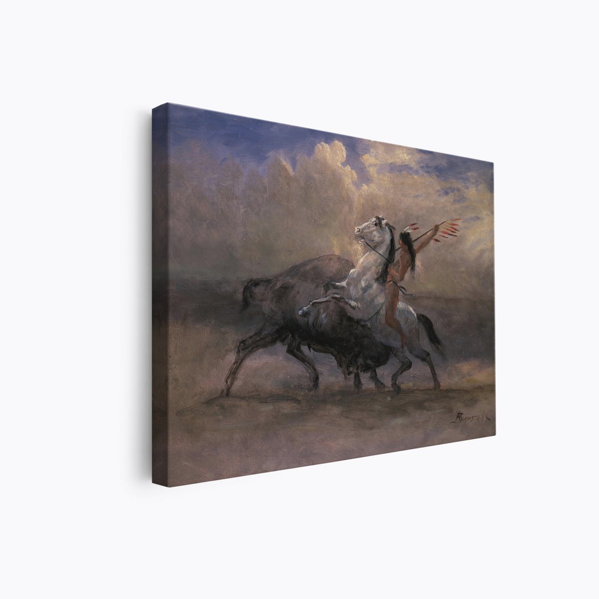 The Last of the Buffalo | Albert Bierstadt | Ave Legato Art Prints