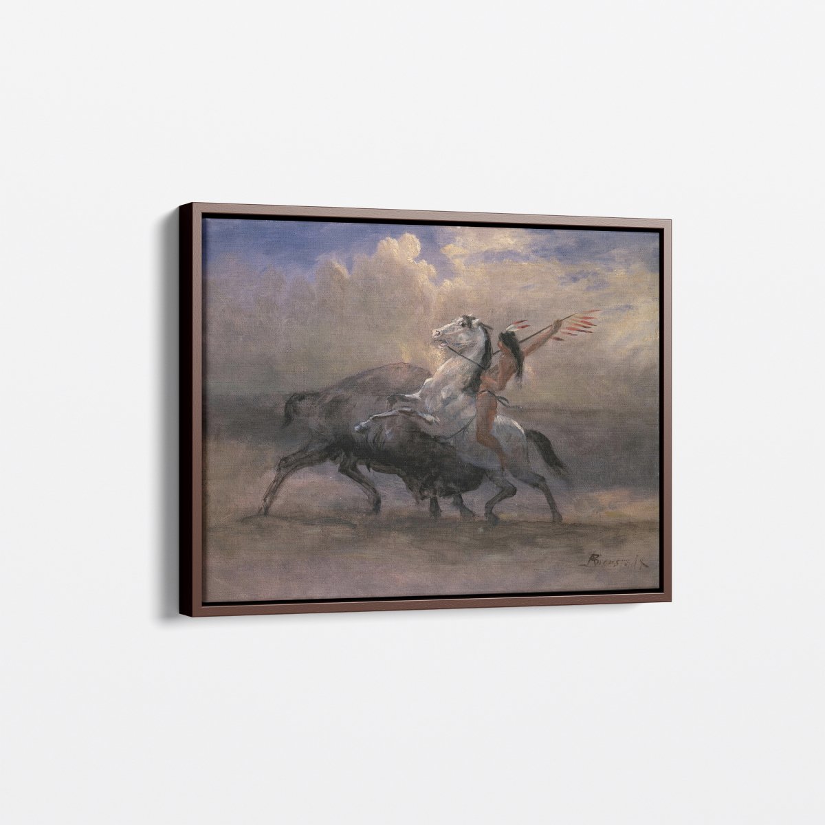 The Last of the Buffalo | Albert Bierstadt | Ave Legato Art Prints