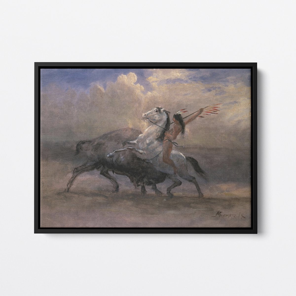 The Last of the Buffalo | Albert Bierstadt | Ave Legato Art Prints