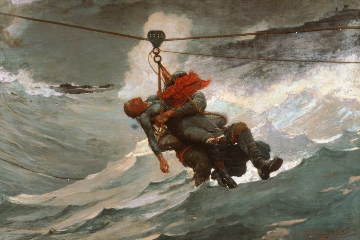 The Life Line | Winslow Homer | Ave Legato Art Prints