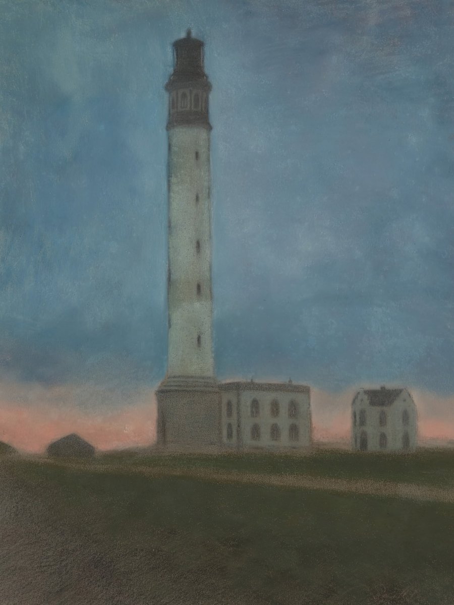 The Lighthouse at Sunset | Léon Spilliaert | Ave Legato Art Prints