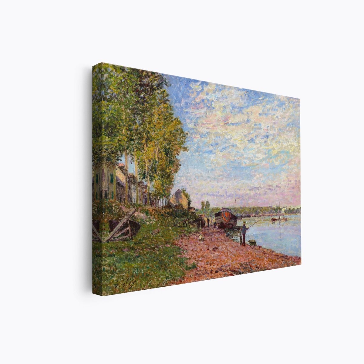 The Loing at Saint - Mammès | Alfred Sisley | Ave Legato Art Prints