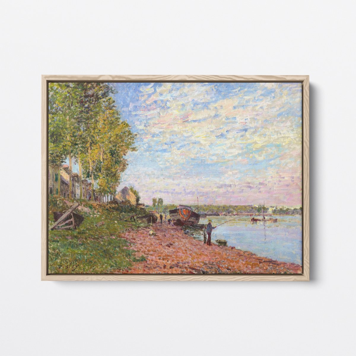 The Loing at Saint - Mammès | Alfred Sisley | Ave Legato Art Prints