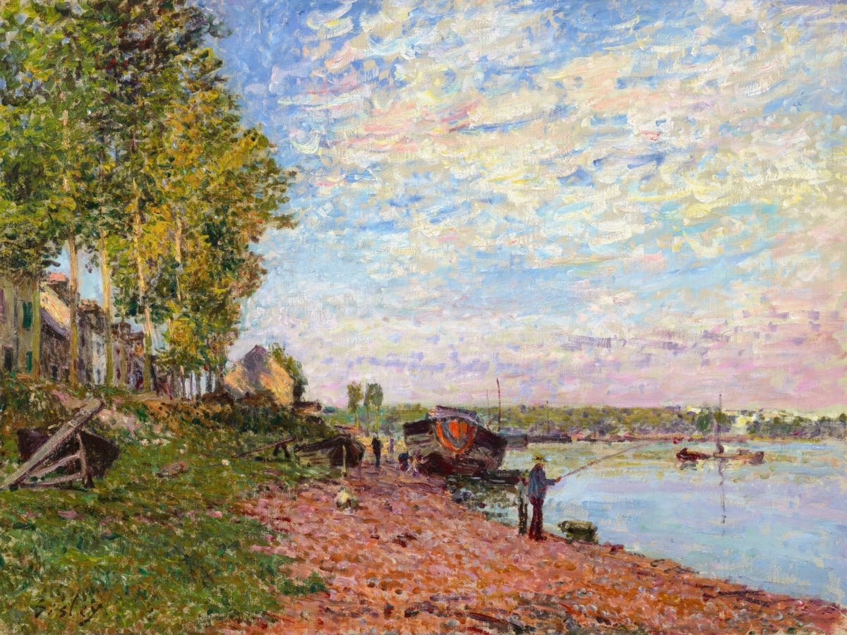 The Loing at Saint - Mammès | Alfred Sisley | Ave Legato Art Prints