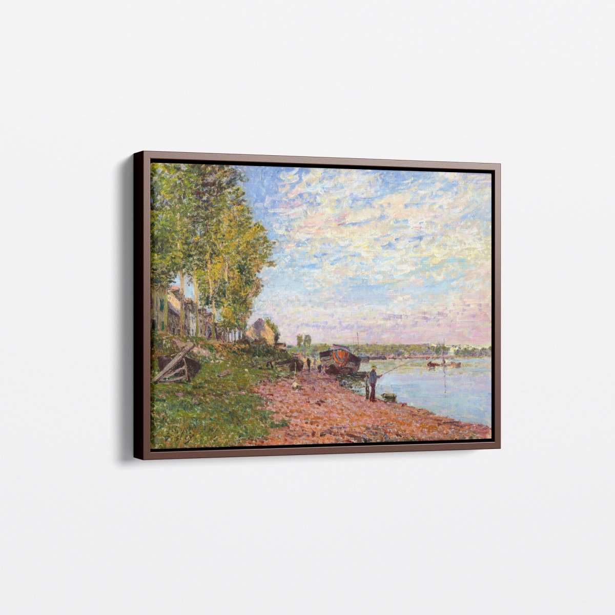 The Loing at Saint - Mammès | Alfred Sisley | Ave Legato Art Prints