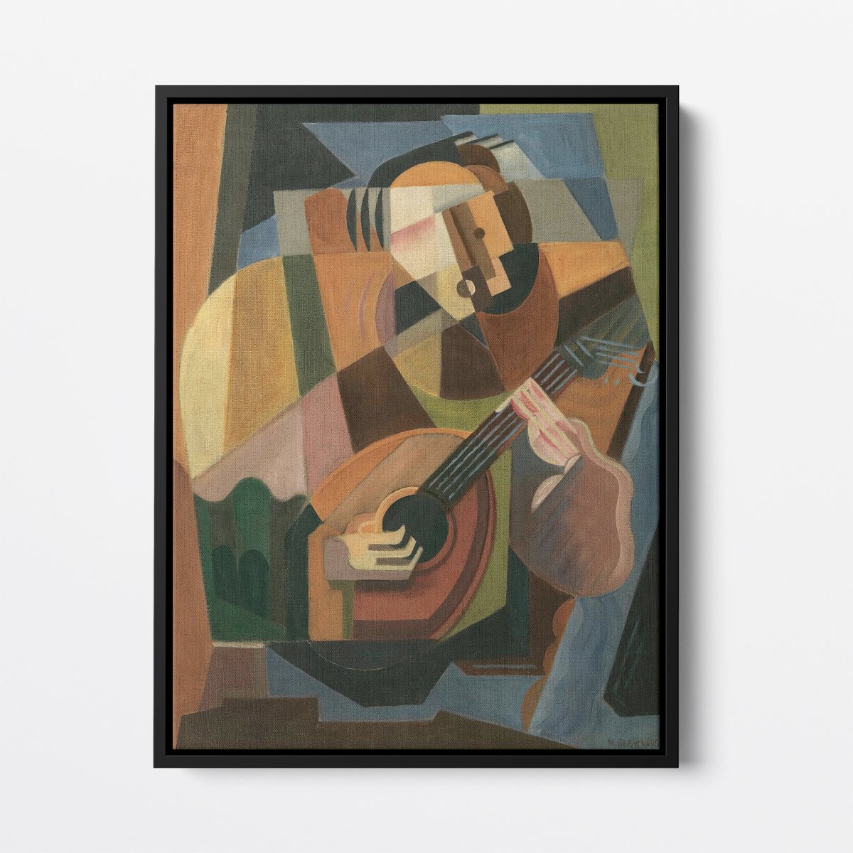 The Lute Player | María Blanchard | Ave Legato Art Prints