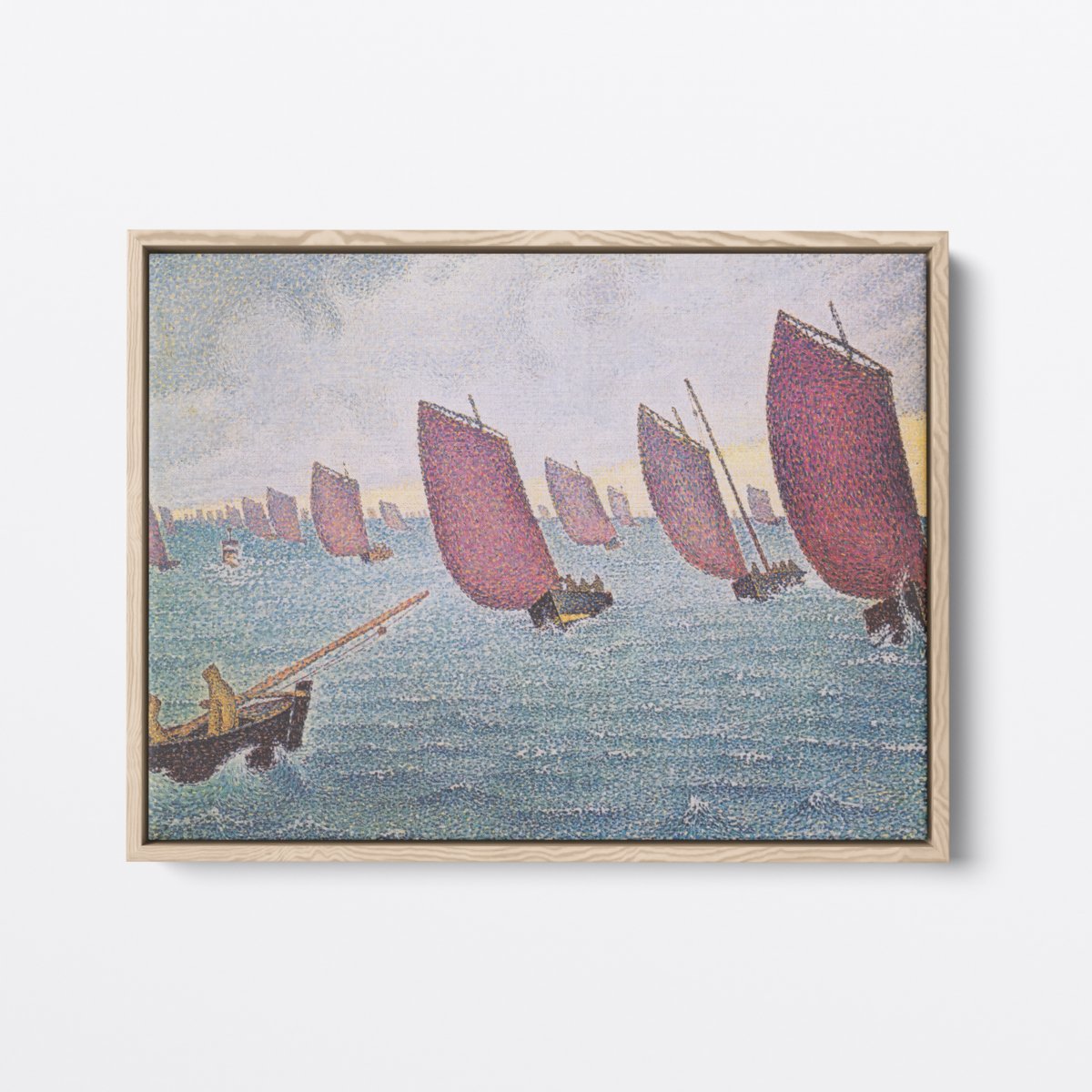 The Magenta Fleet | Paul Signac | Ave Legato | Canvas Art Prints | Vintage Artwork