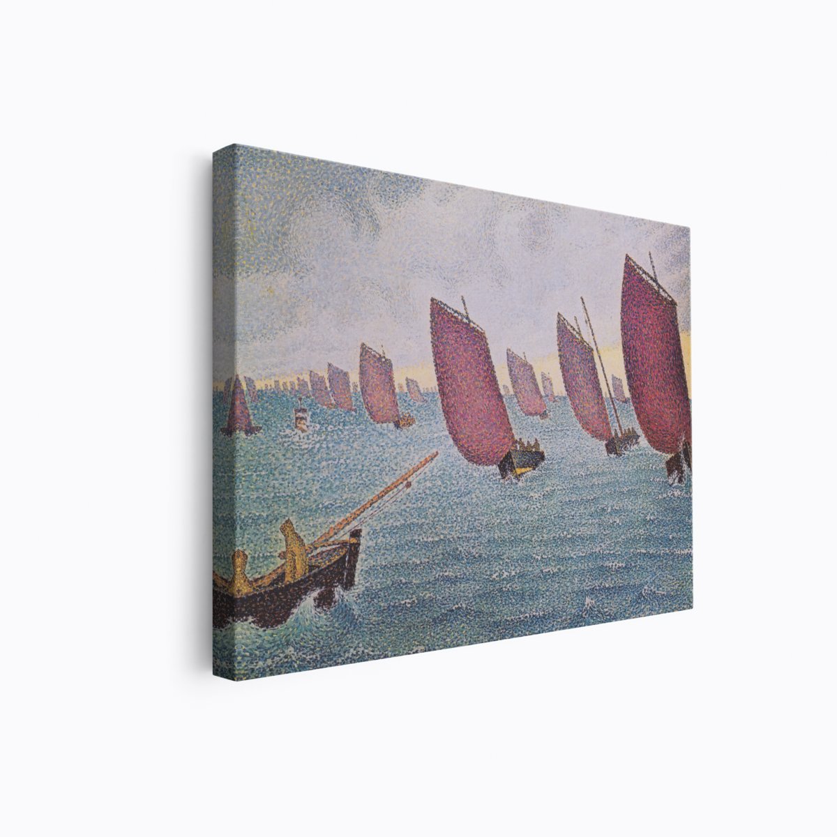 The Magenta Fleet | Paul Signac | Ave Legato | Canvas Art Prints | Vintage Artwork