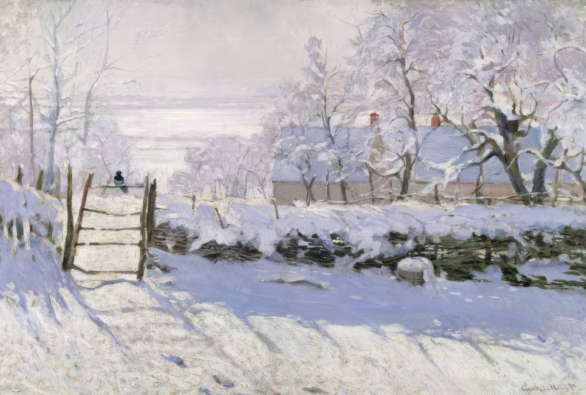 The Magpie | Claude Monet | Ave Legato Art Prints