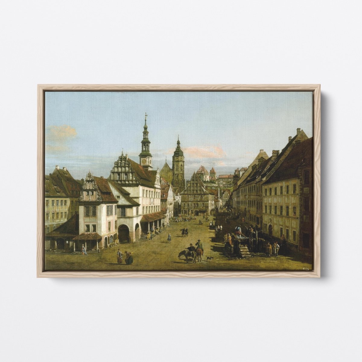 The Marketplace at Pirna | Bernardo Bellotto | Ave Legato Art Prints