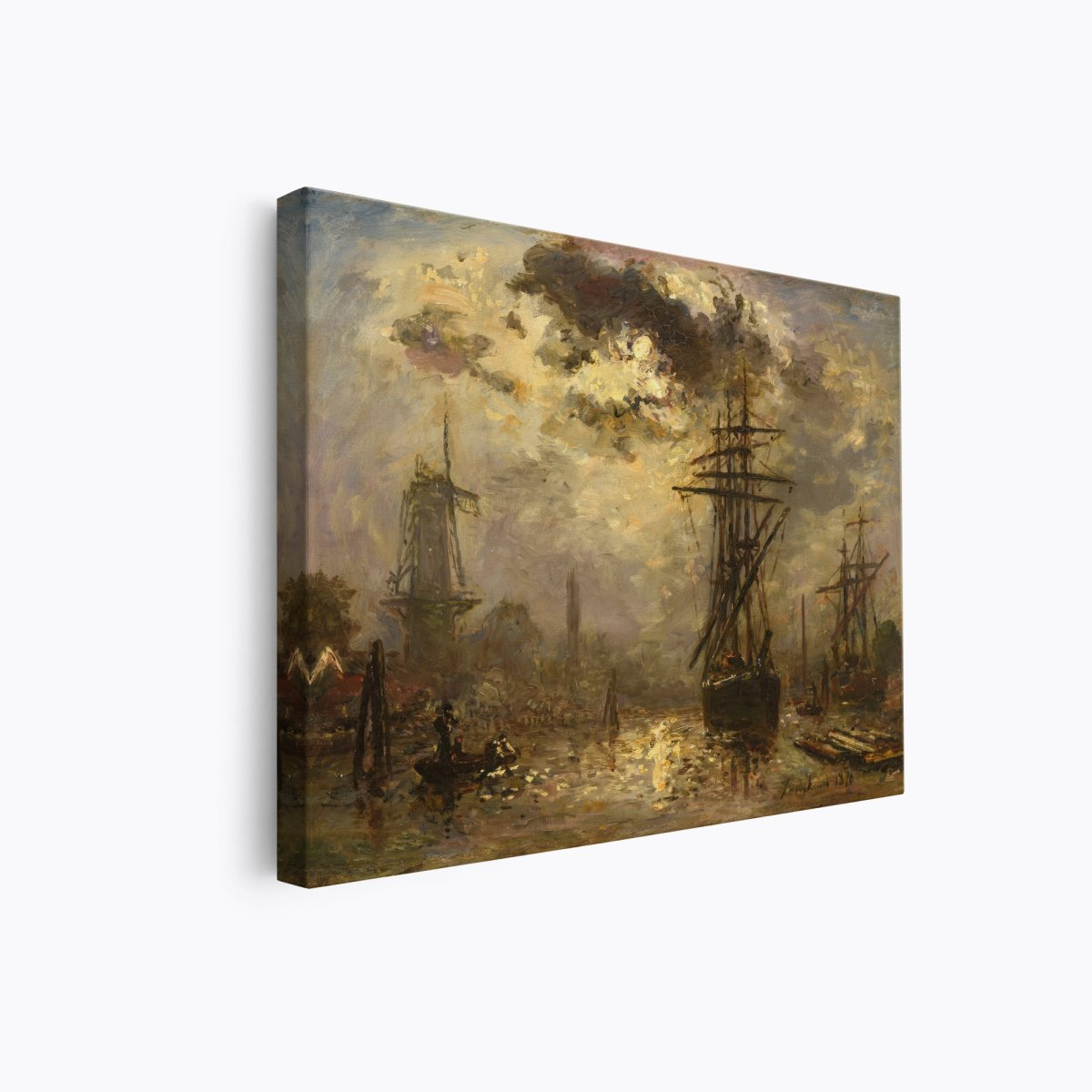 The Mills of Rotterdam | Johan Jongkind | Ave Legato Art Prints