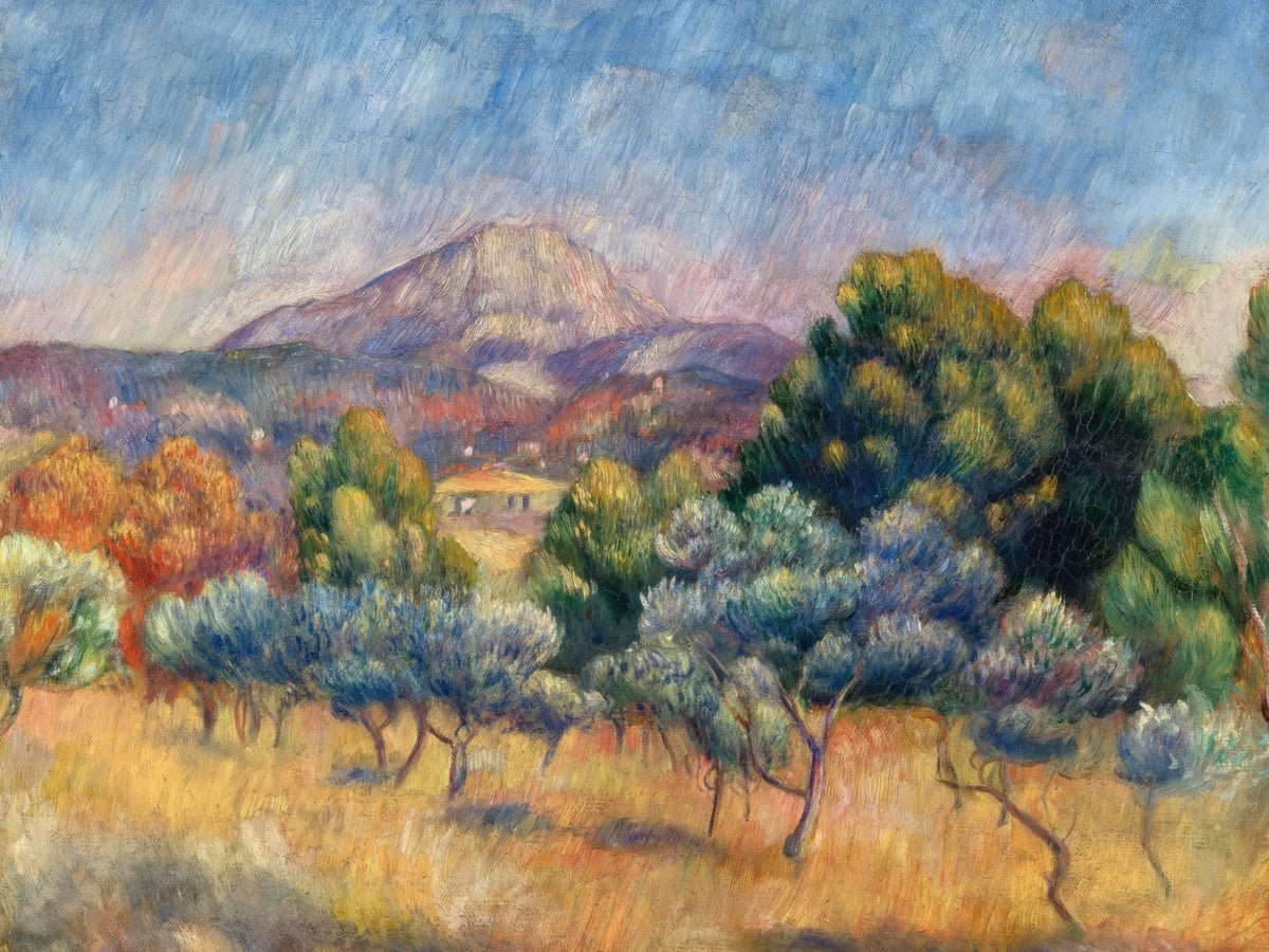 The Mont Sainte - Victoire | Pierre - Auguste Renoir | Ave Legato Art Prints