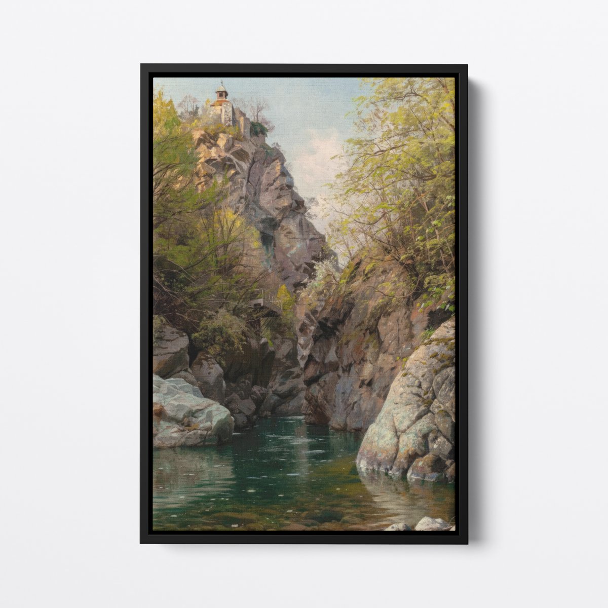 The Mountain Gorge, Meran | Peder Monsted | Ave Legato Art Prints