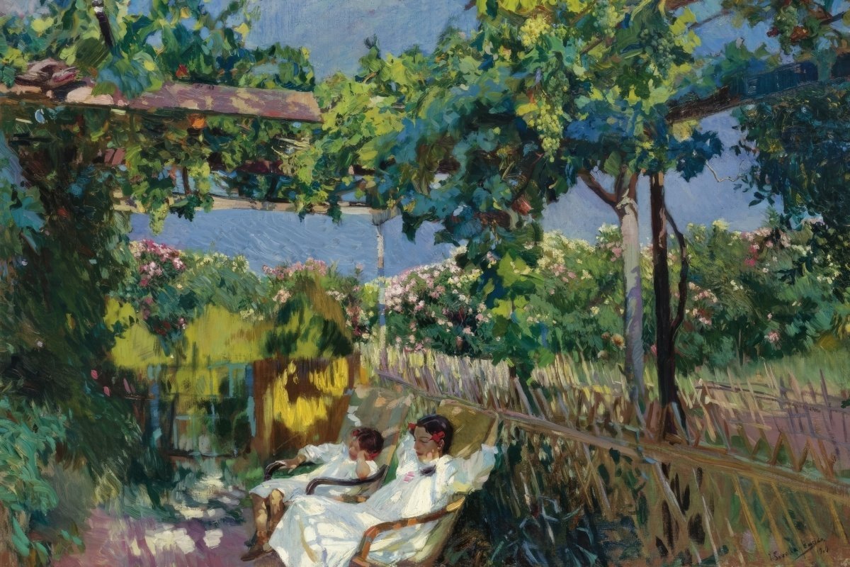 The Nap in the Garden | Joaquín Sorolla | Ave Legato Art Prints