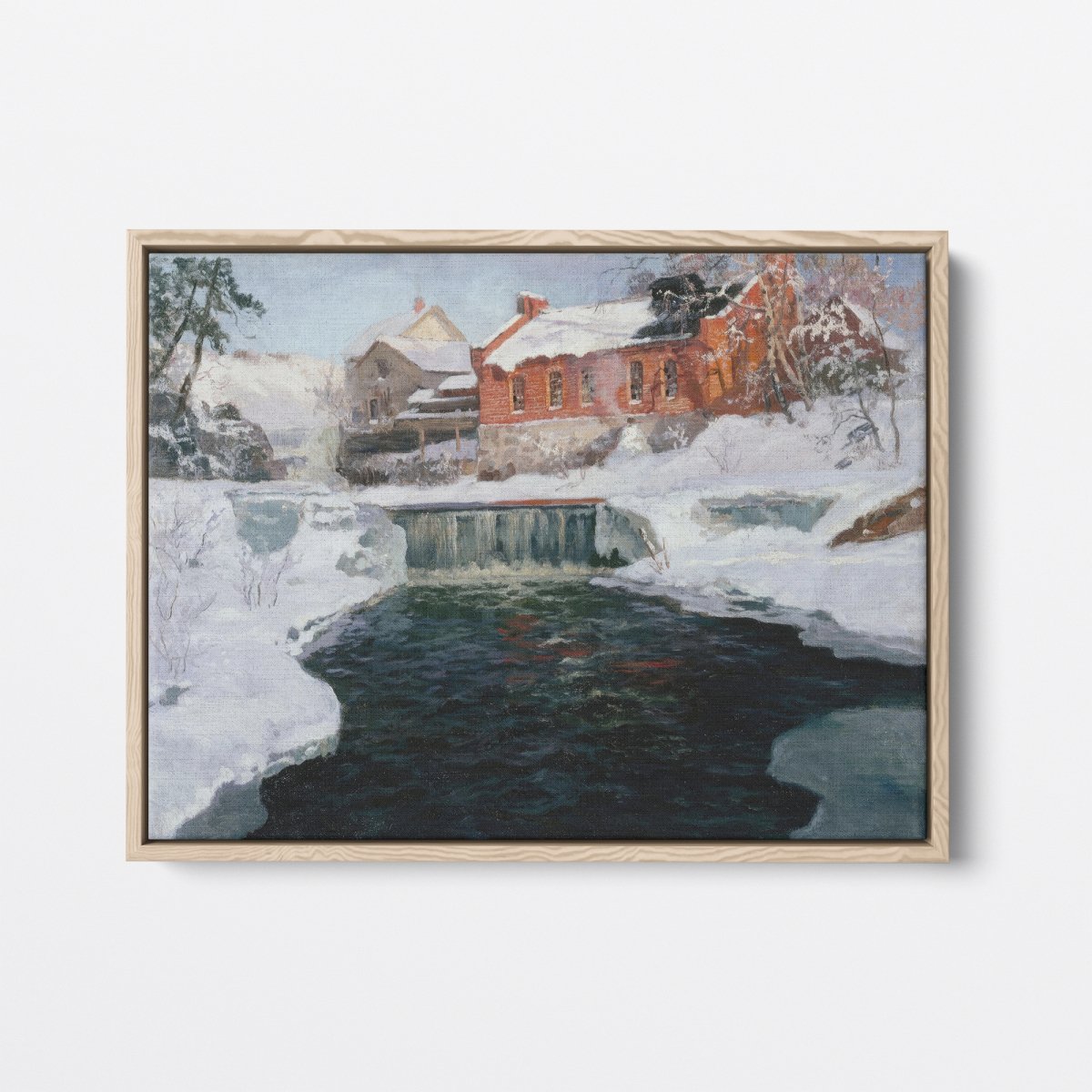 The New Factory in Lillehammer | Frits Thaulow | Ave Legato Art Prints