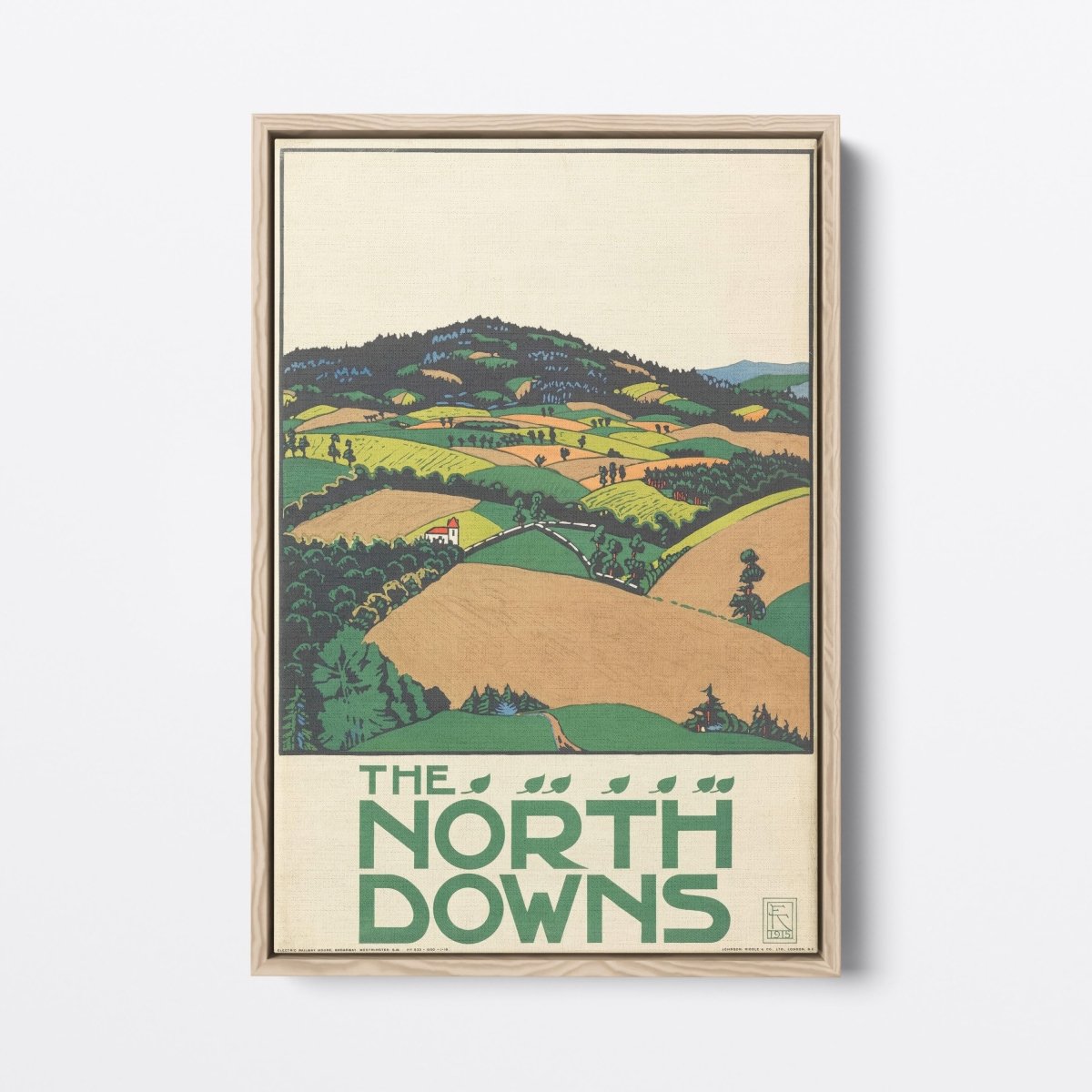 The North Downs | Edward Kauffer | Ave Legato Art Prints