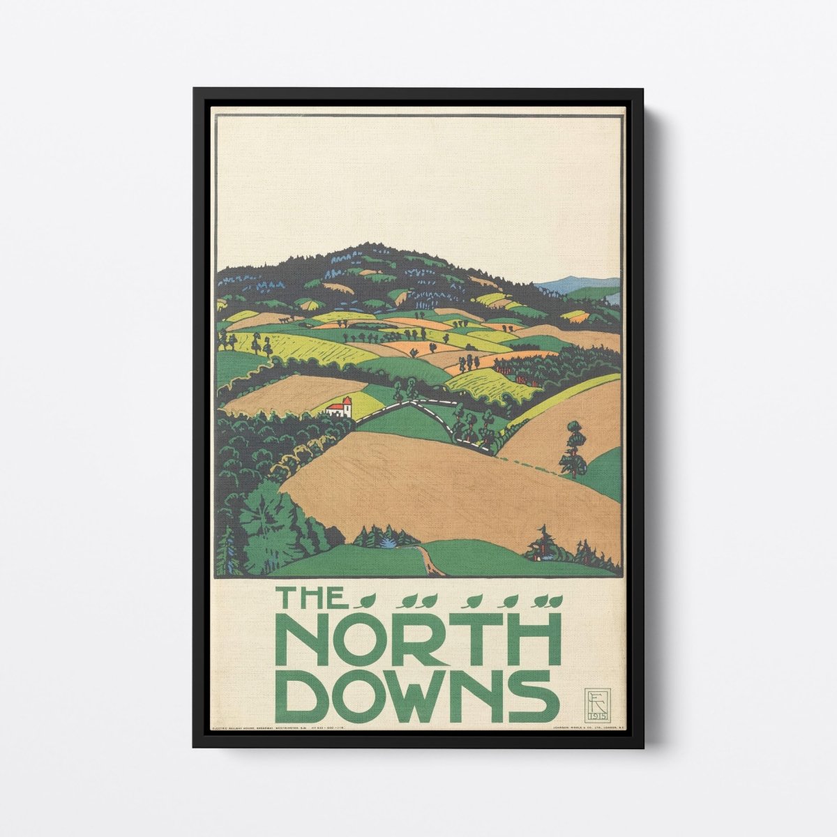 The North Downs | Edward Kauffer | Ave Legato Art Prints