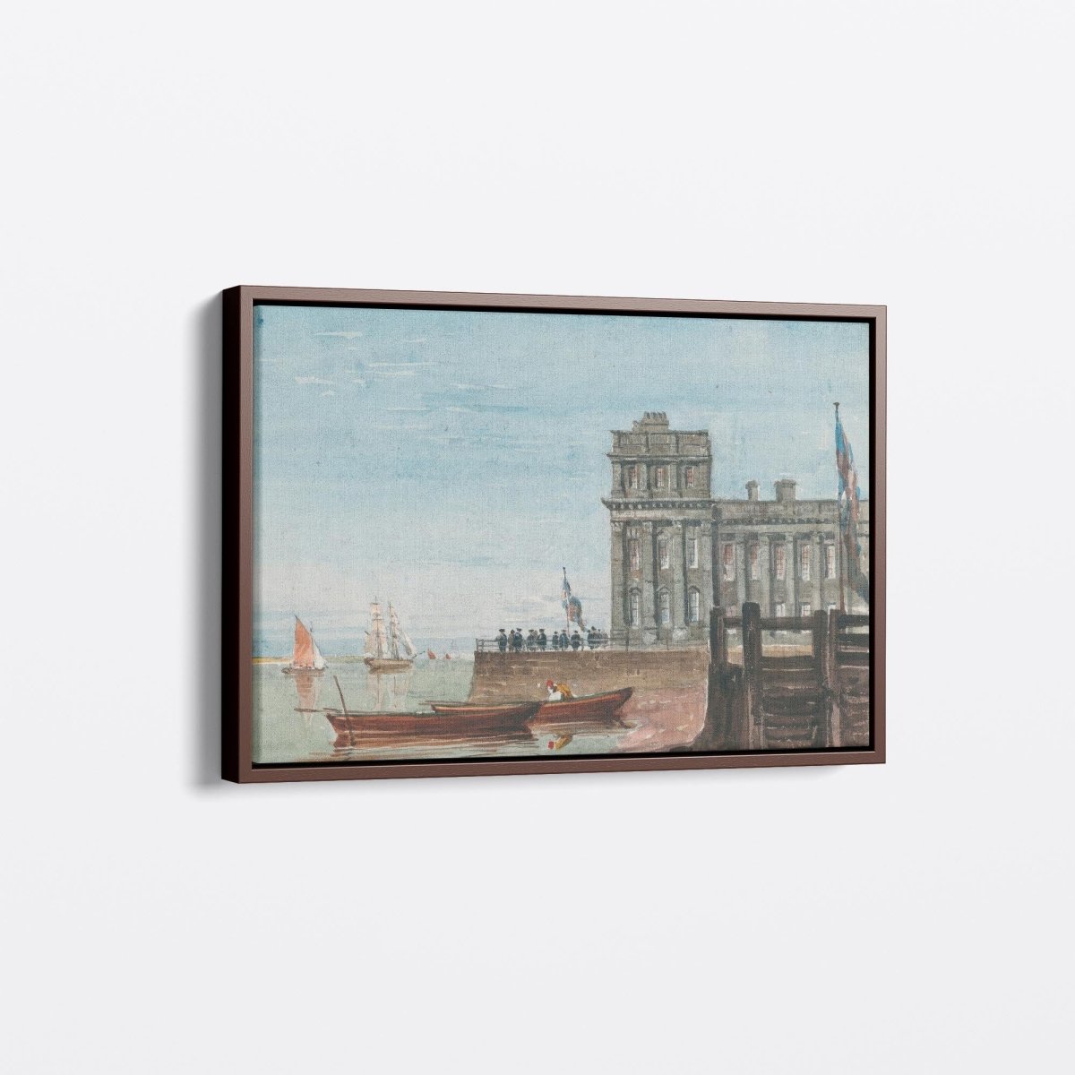 The Old Customs House, Greenwich | David Cox | Ave Legato Art Prints