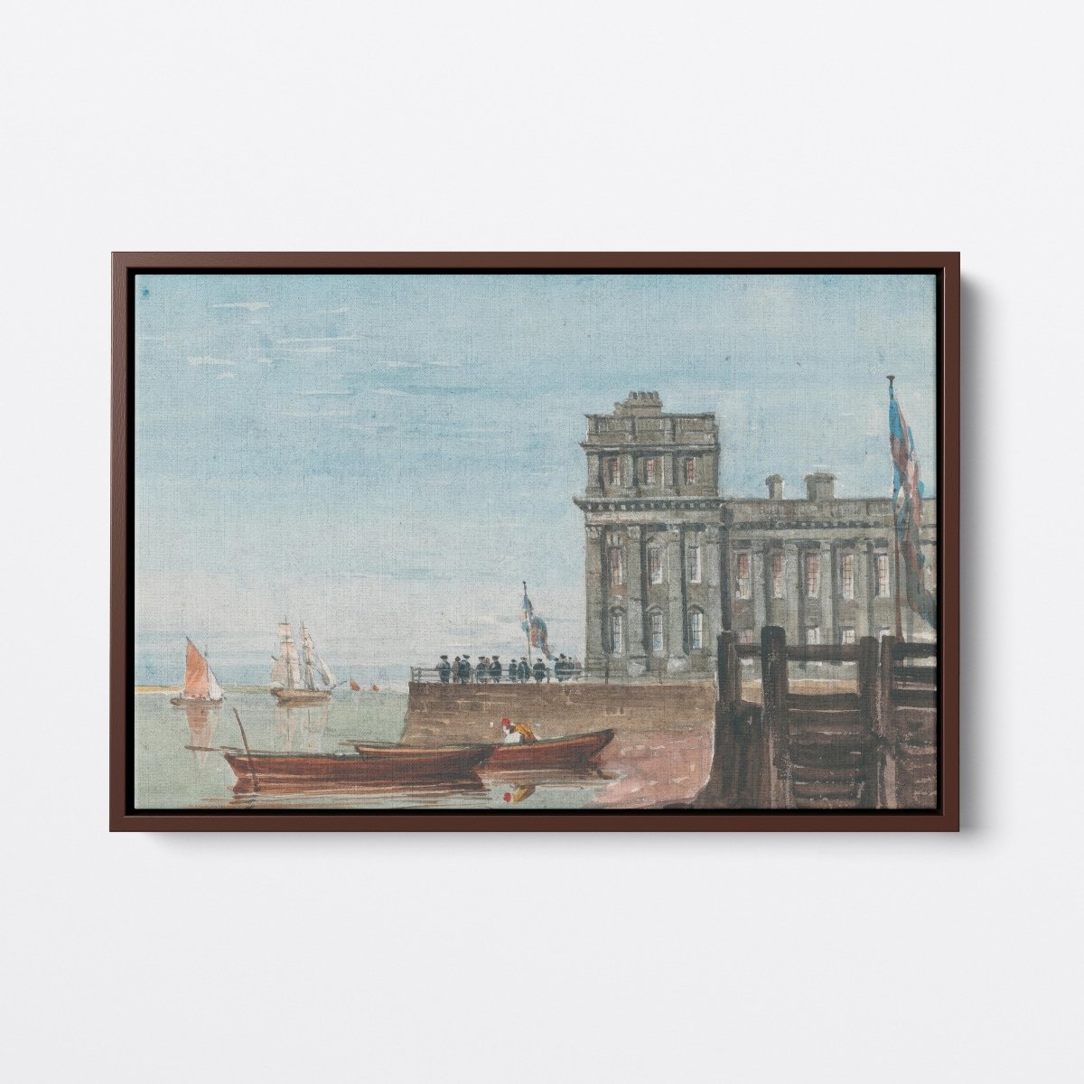 The Old Customs House, Greenwich | David Cox | Ave Legato Art Prints