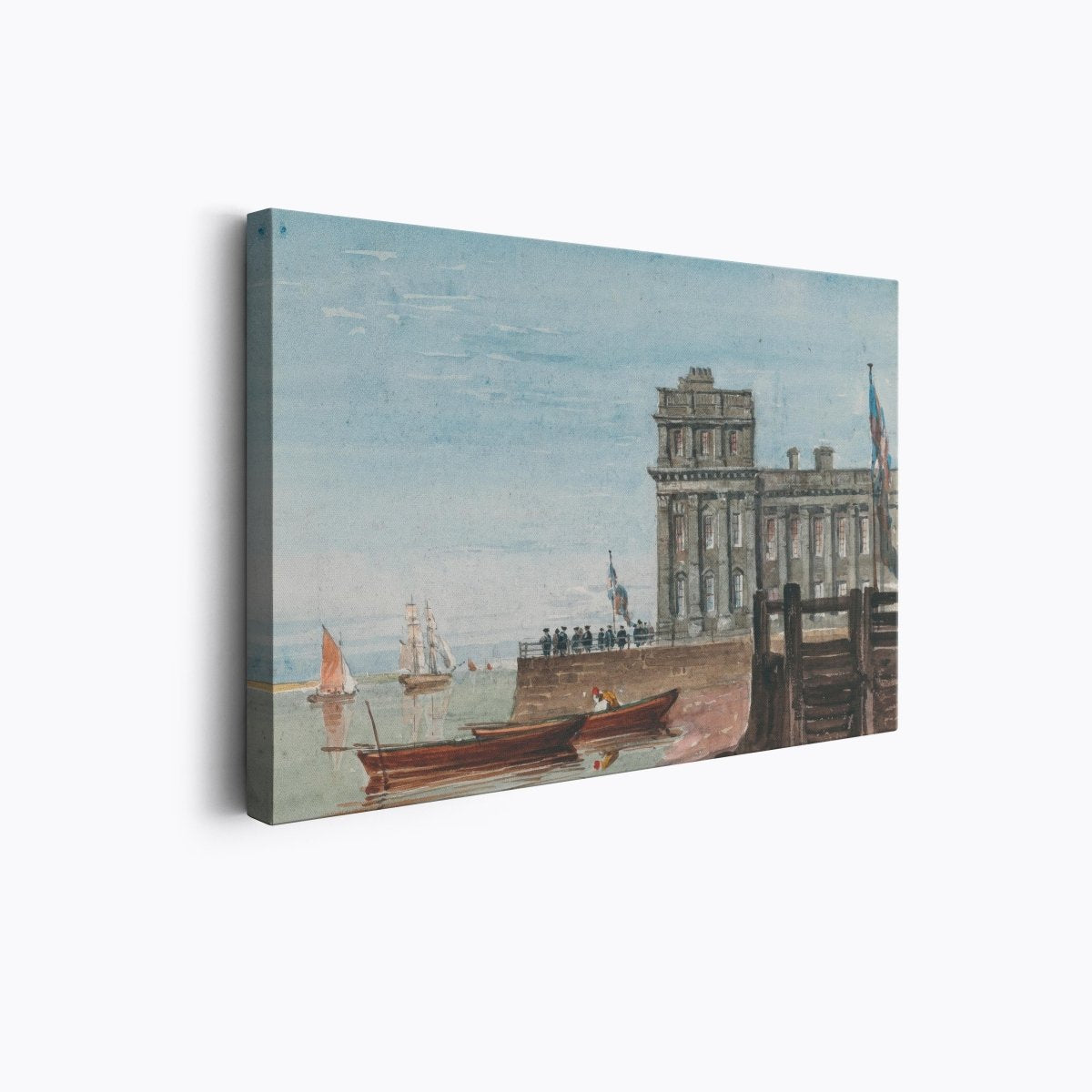 The Old Customs House, Greenwich | David Cox | Ave Legato Art Prints