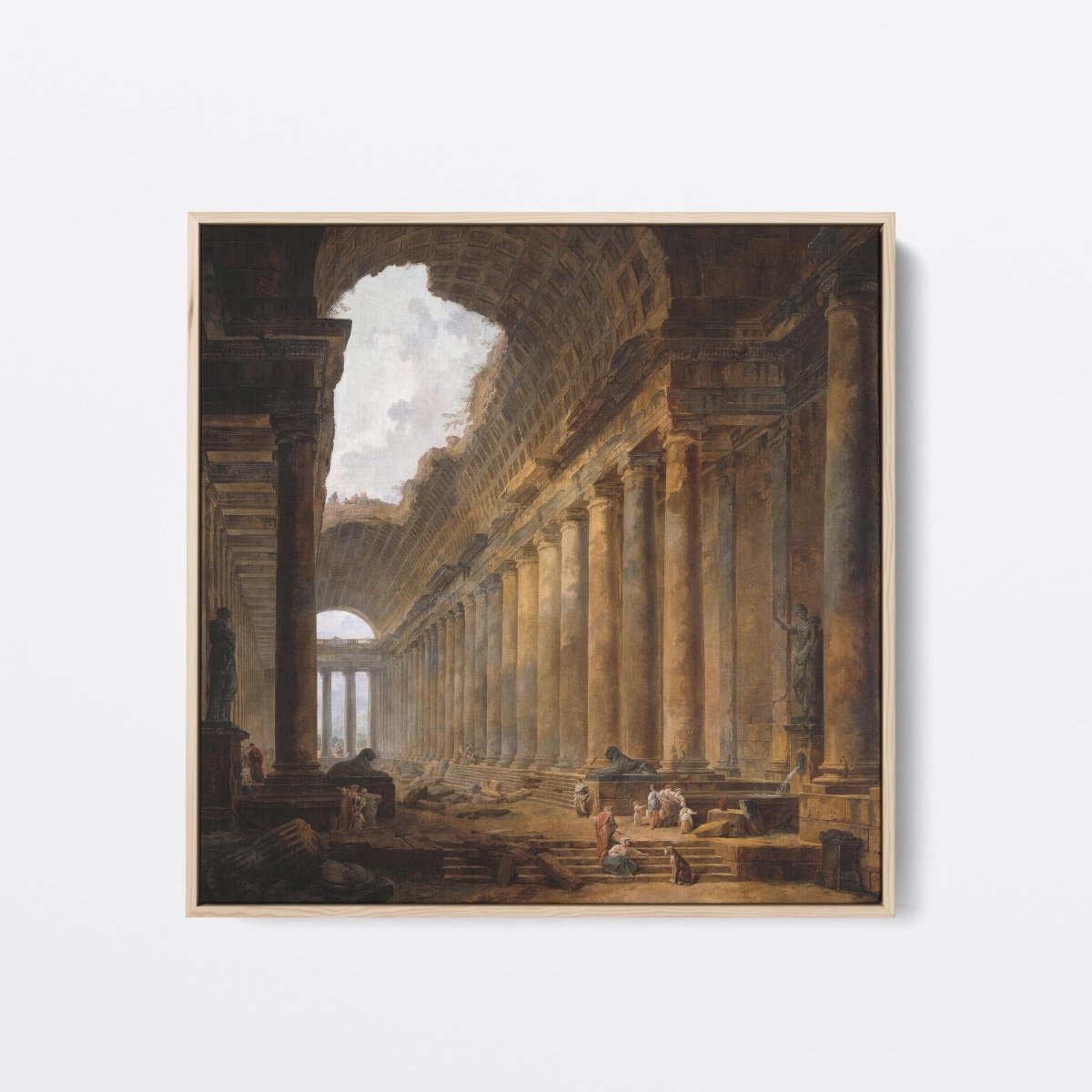 The Old Temple | Hubert Robert | Ave Legato Art Prints