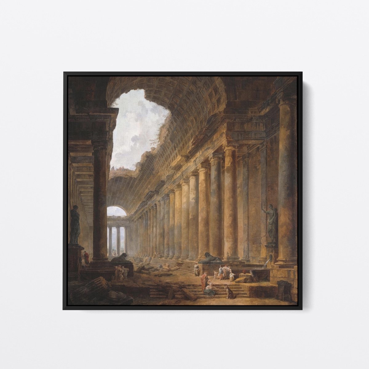 The Old Temple | Hubert Robert | Ave Legato Art Prints