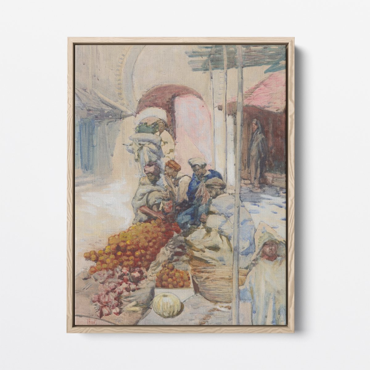 The Orange Sellers, Tangiers | Frances Hodgkins | Ave Legato Art Prints