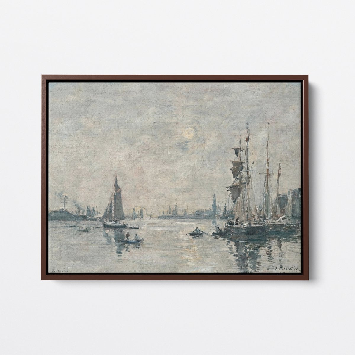 The Outer Harbor of Le Havre | Eugène Boudin | Ave Legato Art Prints