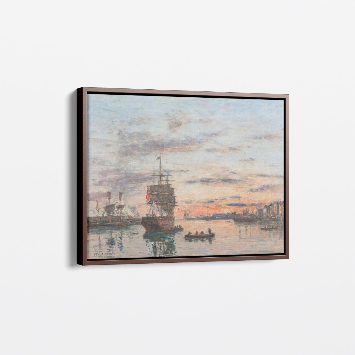 The Outer Harbor of Le Havre | Eugène Boudin | Ave Legato Art Prints