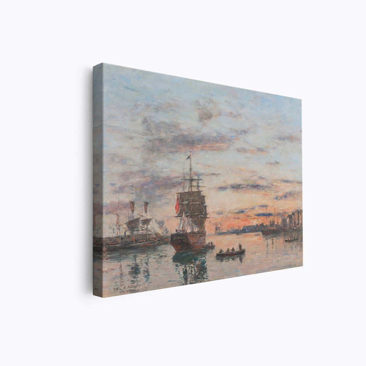 The Outer Harbor of Le Havre | Eugène Boudin | Ave Legato Art Prints