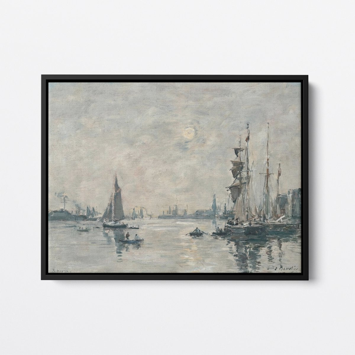 The Outer Harbor of Le Havre | Eugène Boudin | Ave Legato Art Prints