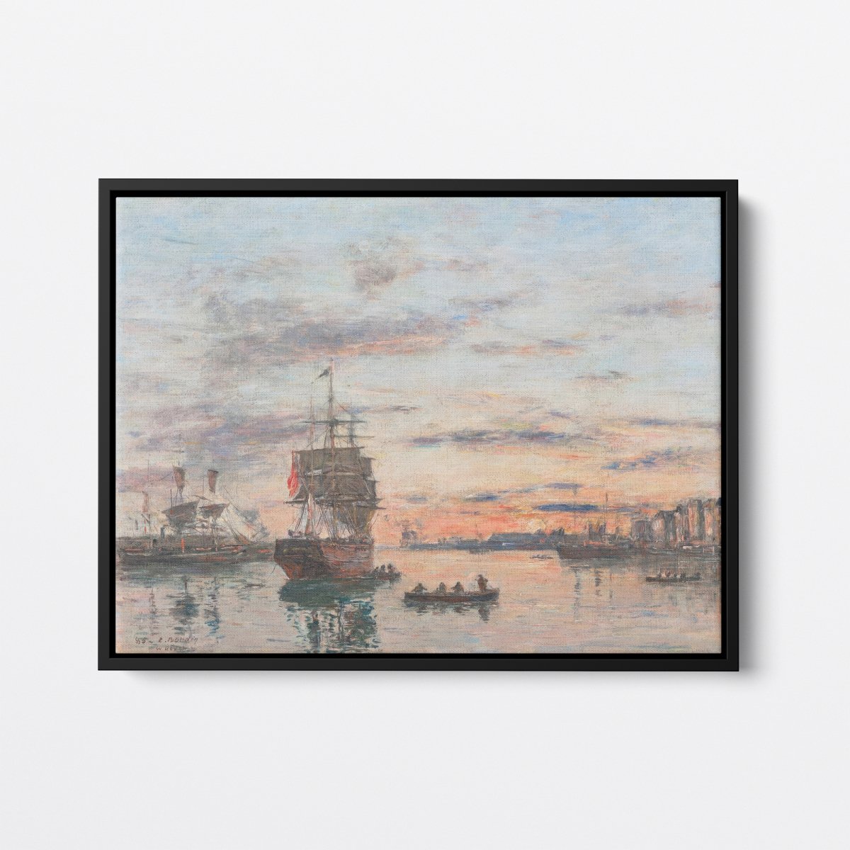 The Outer Harbor of Le Havre | Eugène Boudin | Ave Legato Art Prints