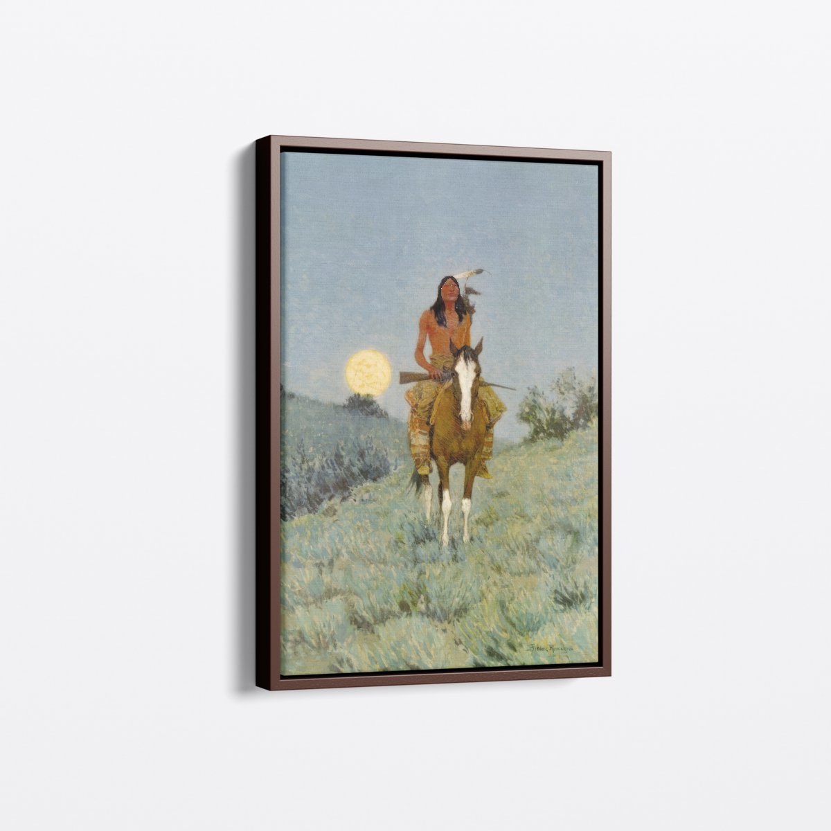 The Outlier | Frederic Remington | Ave Legato Art Prints