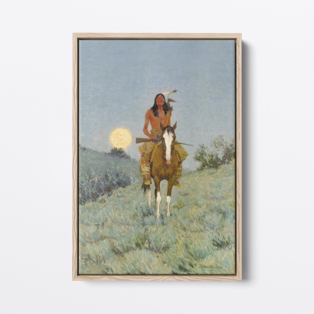 The Outlier | Frederic Remington | Ave Legato Art Prints