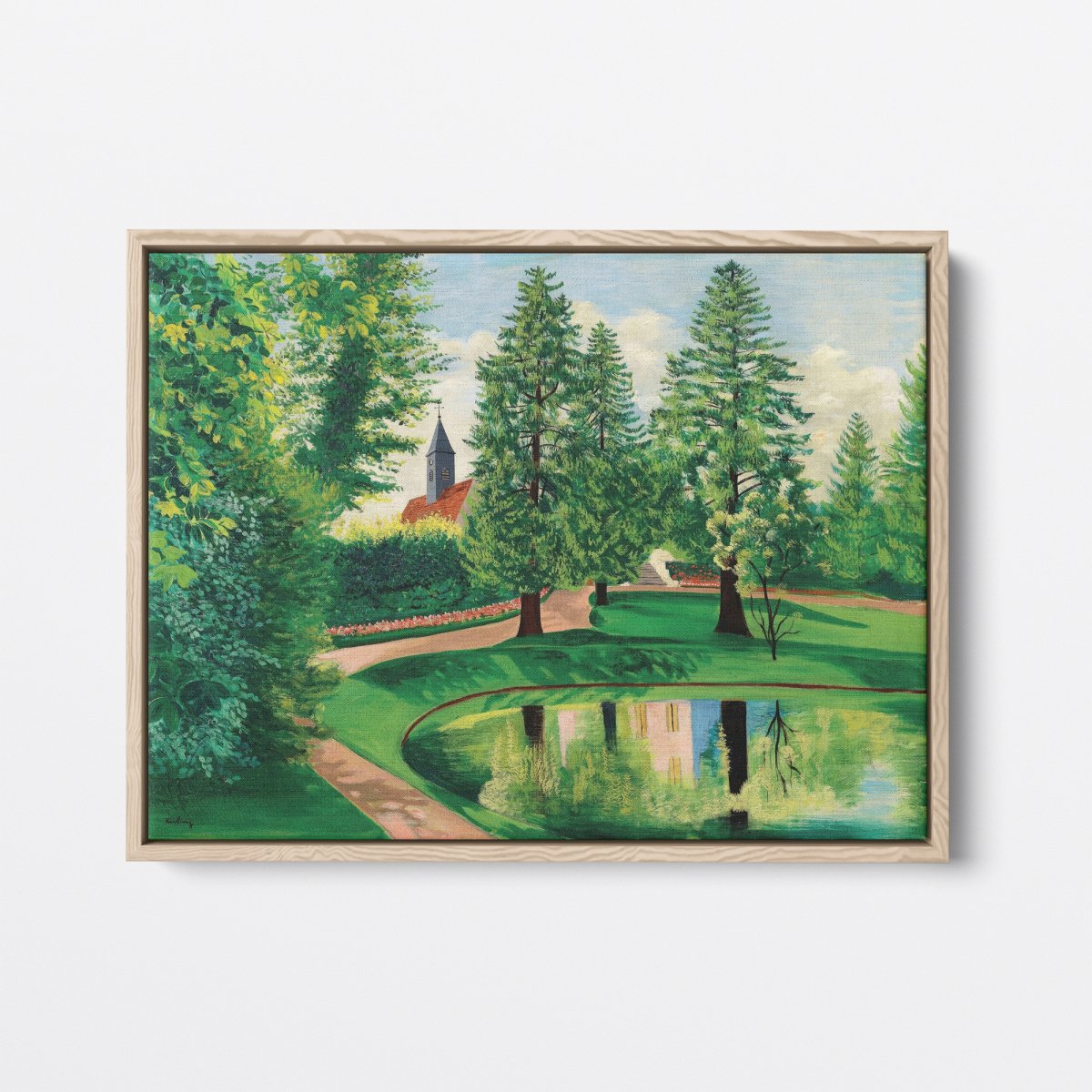 The Park and Pond of Gressy Castle | Moïse Kisling | Ave Legato Art Prints