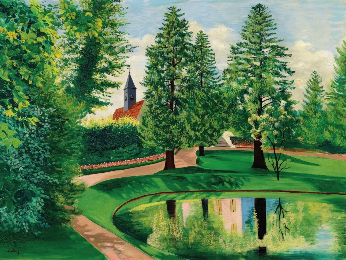 The Park and Pond of Gressy Castle | Moïse Kisling | Ave Legato Art Prints