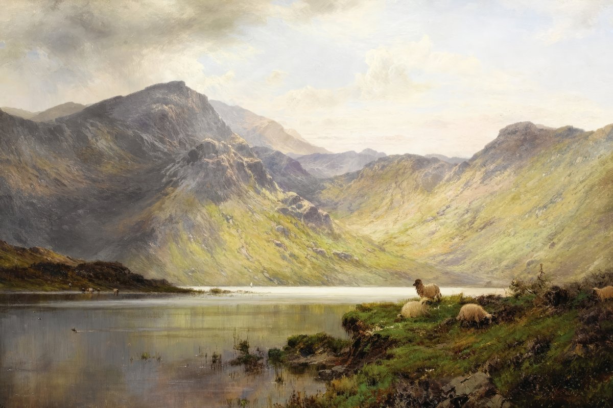 The Peaks of the Western Highlands | Alfred de Bréanski | Ave Legato Art Prints