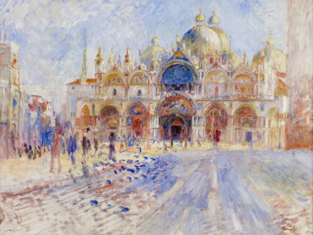 The Piazza San Marco | Pierre - Auguste Renoir | Ave Legato Art Prints