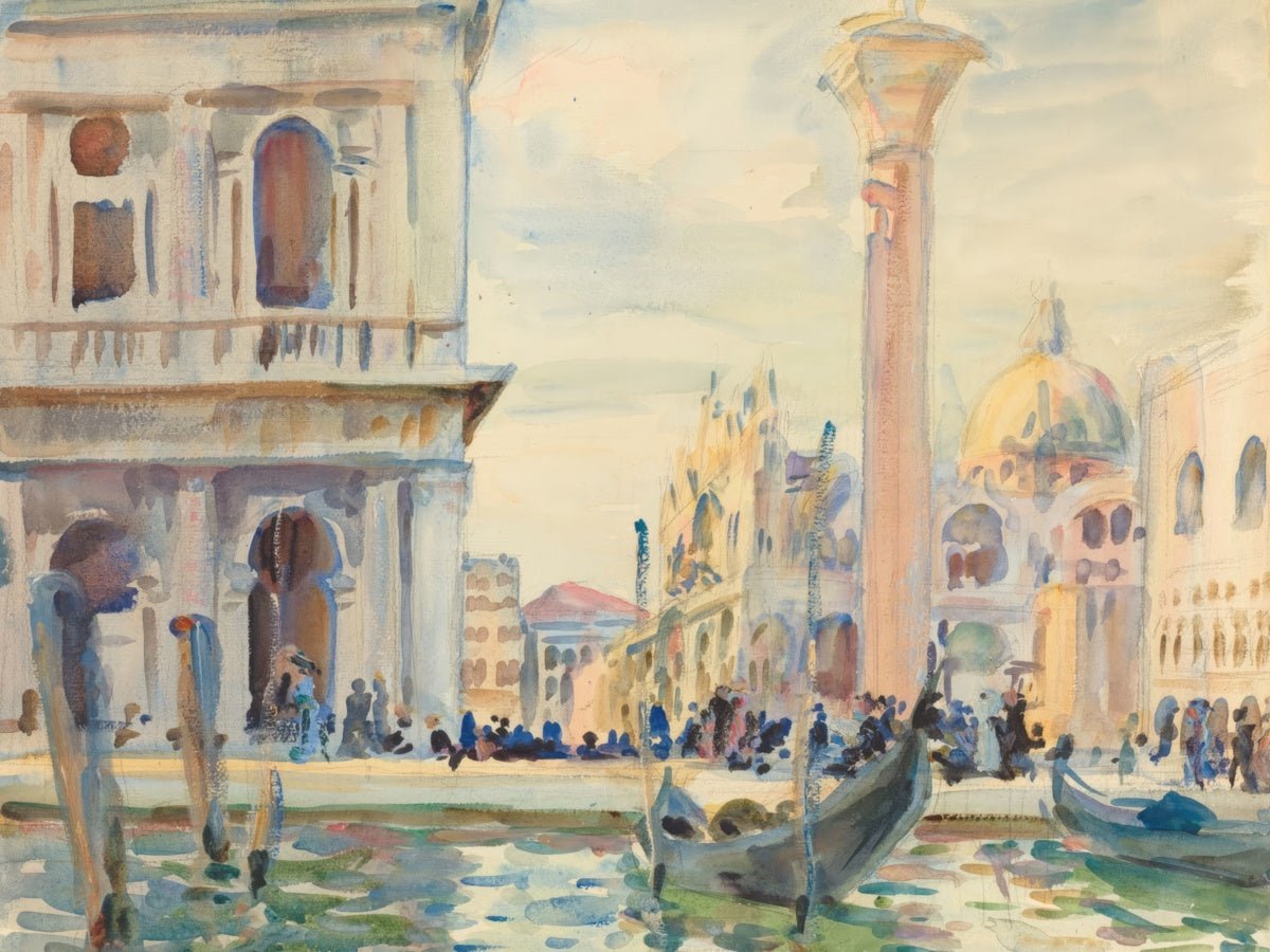 The Piazzetta | John Sargent | Ave Legato Art Prints