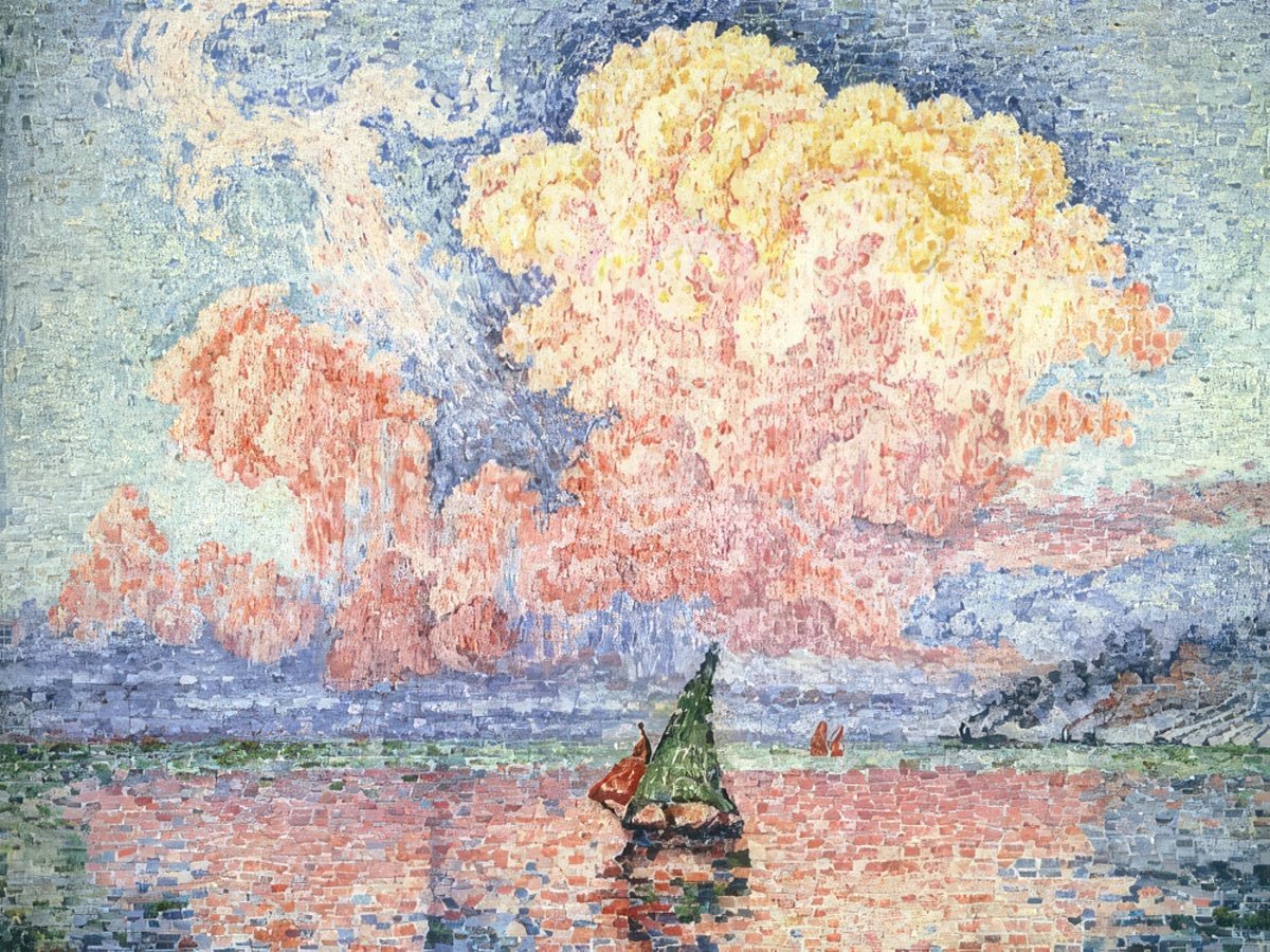 The Pink Cloud II | Paul Signac | Ave Legato Art Prints