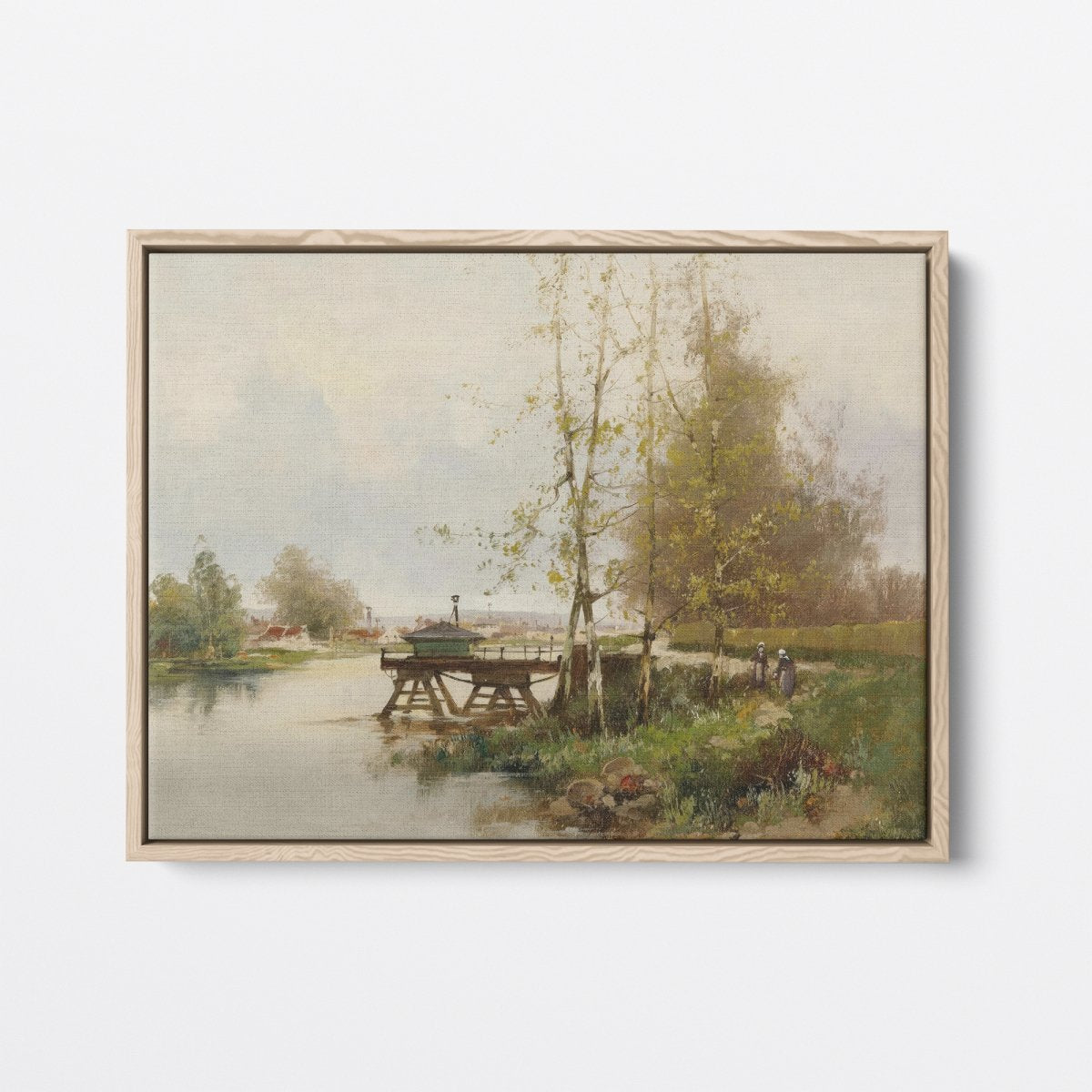 The Pond At The Edge | Eugene Galien - Laloue | Ave Legato Art Prints