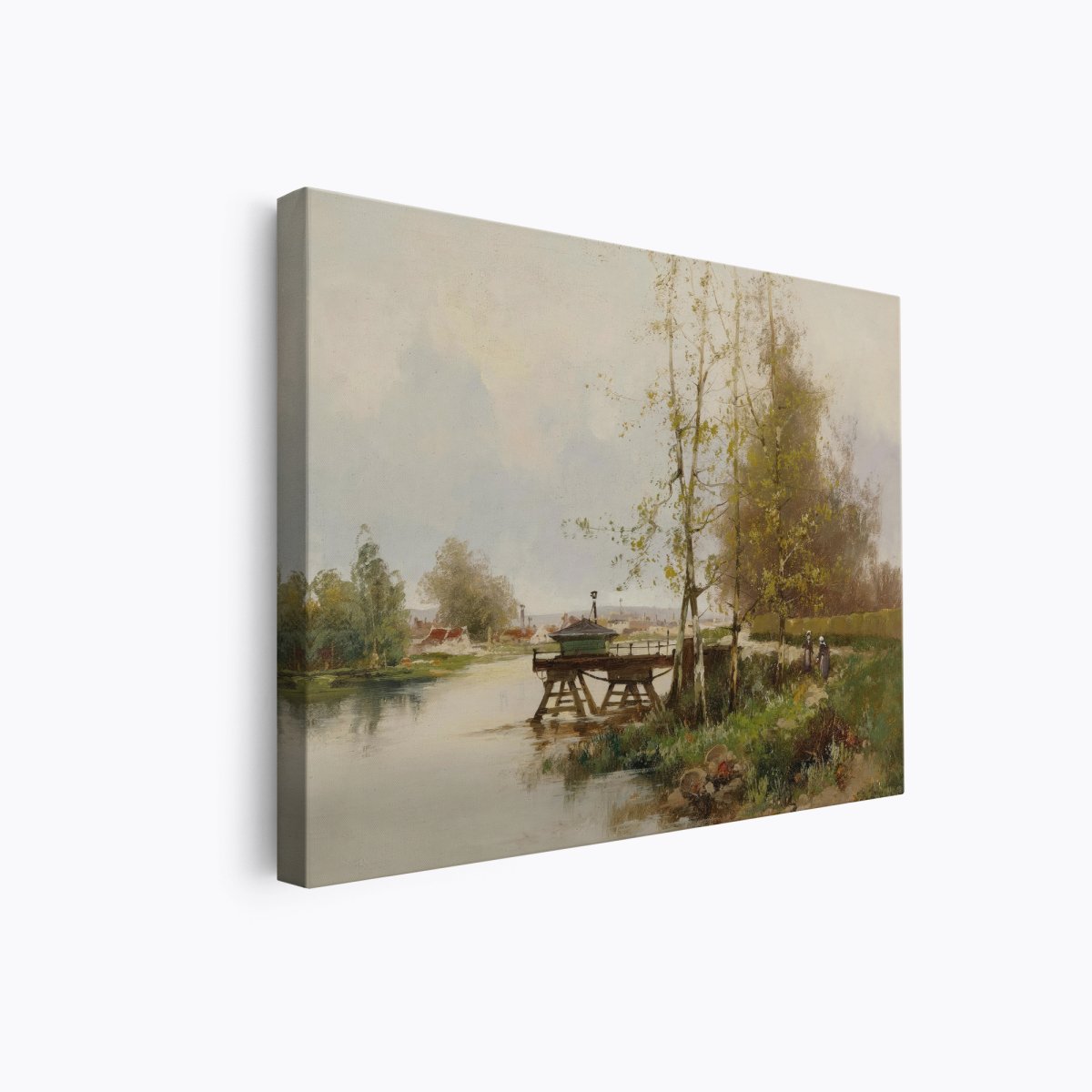 The Pond At The Edge | Eugene Galien - Laloue | Ave Legato Art Prints