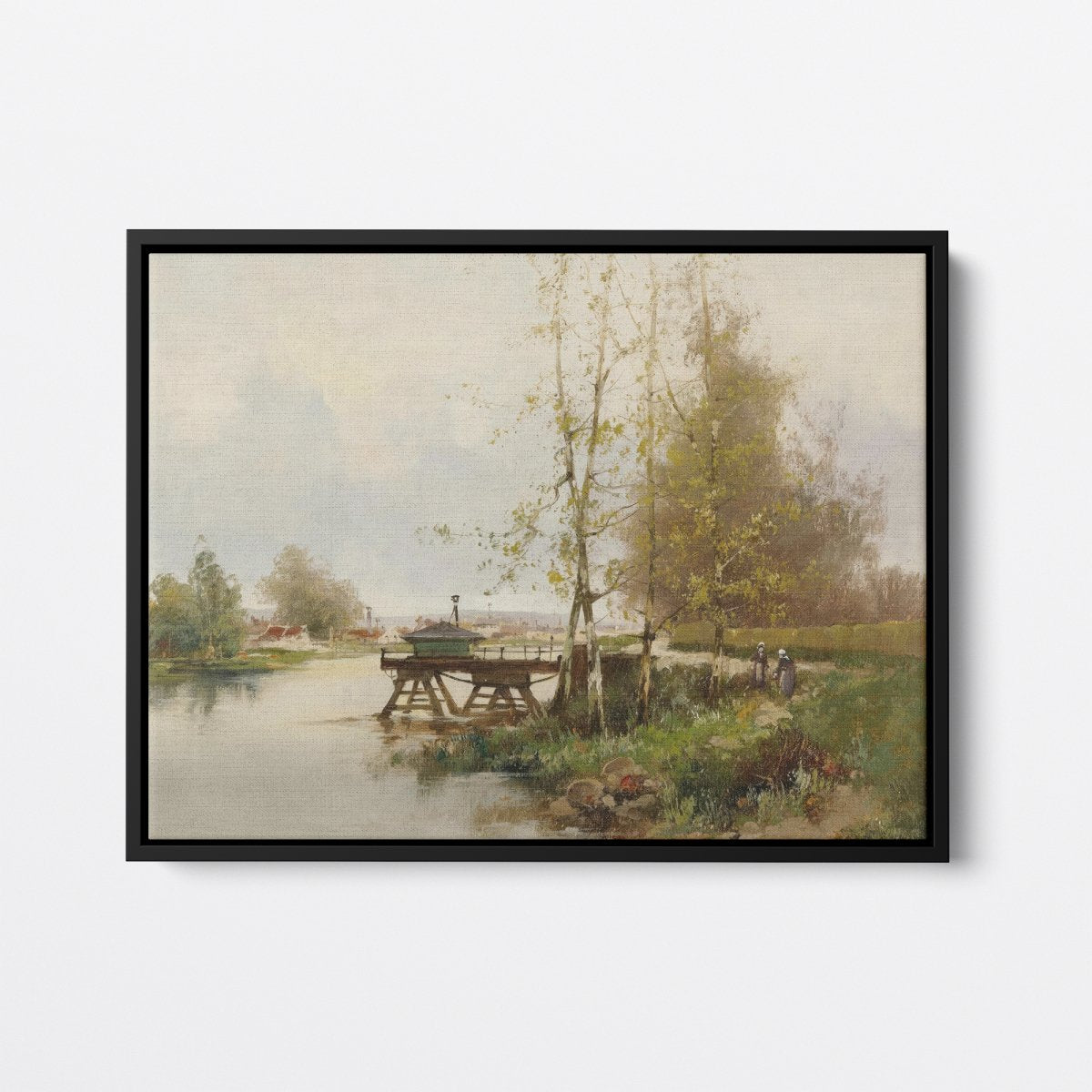 The Pond At The Edge | Eugene Galien - Laloue | Ave Legato Art Prints